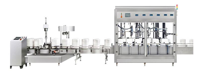 設備名稱:潤滑油灌裝封口旋蓋生產(chǎn)線